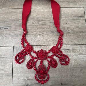 Lanvin & HM collab chandelier statement necklace